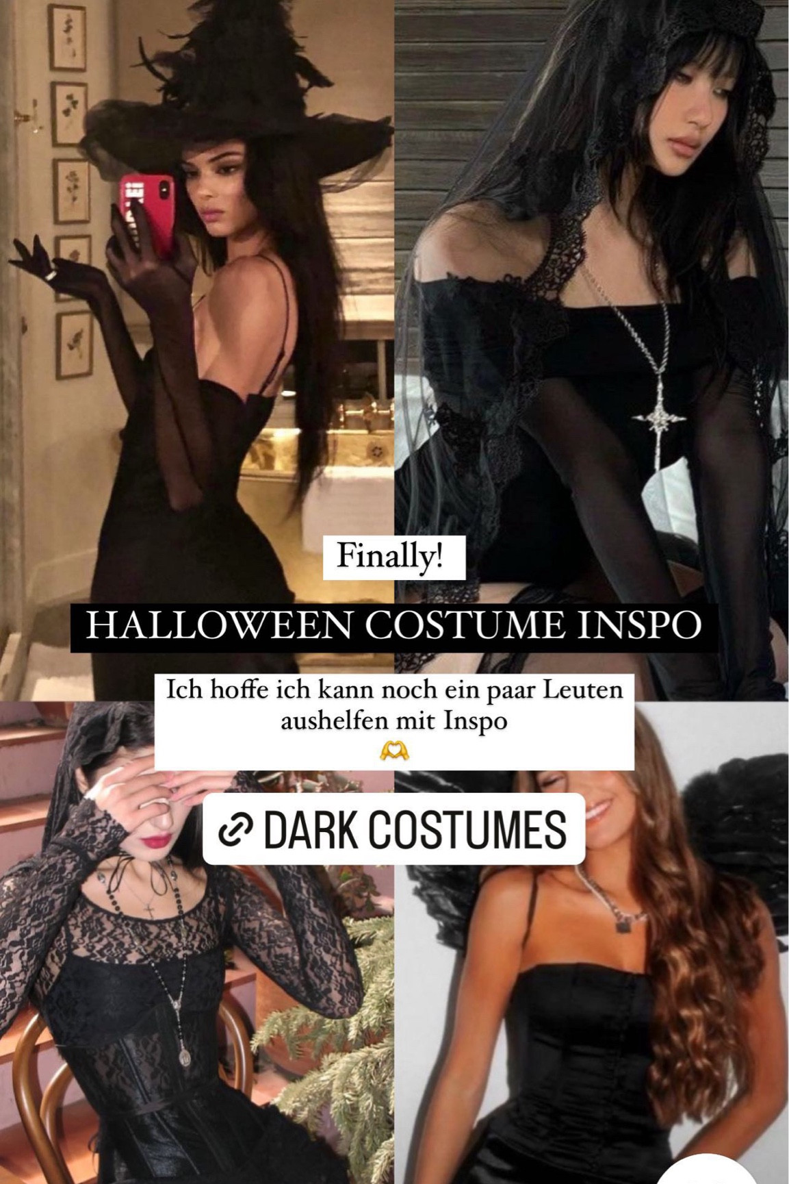 Dark Halloween costume Inspo 🖤

#LTKeurope #LTKdeutschland #LTKautumn