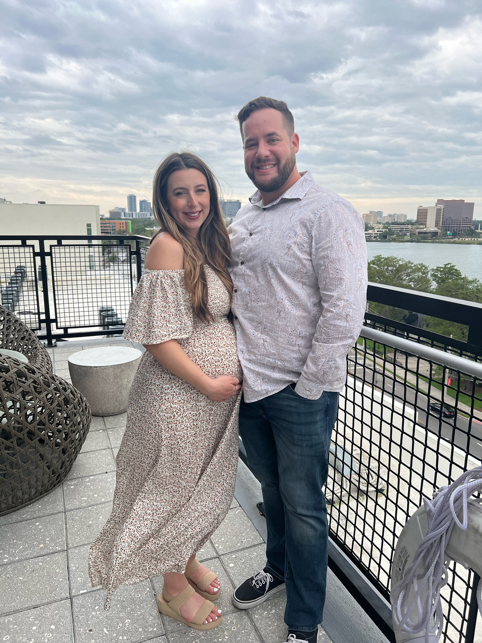 Off the shoulder loose fit smocked baby shower guest dress // Floral, spring, pregnancy bump !

#LTKbeauty #LTKbaby #LTKbump