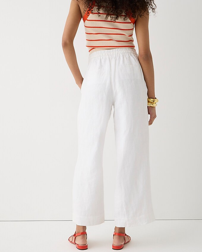Wide-leg seaside pant in linen | J. Crew US