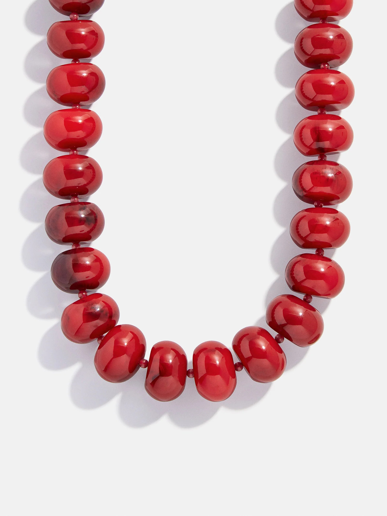 Joan Semi-Precious Necklace - Red Jasper | BaubleBar