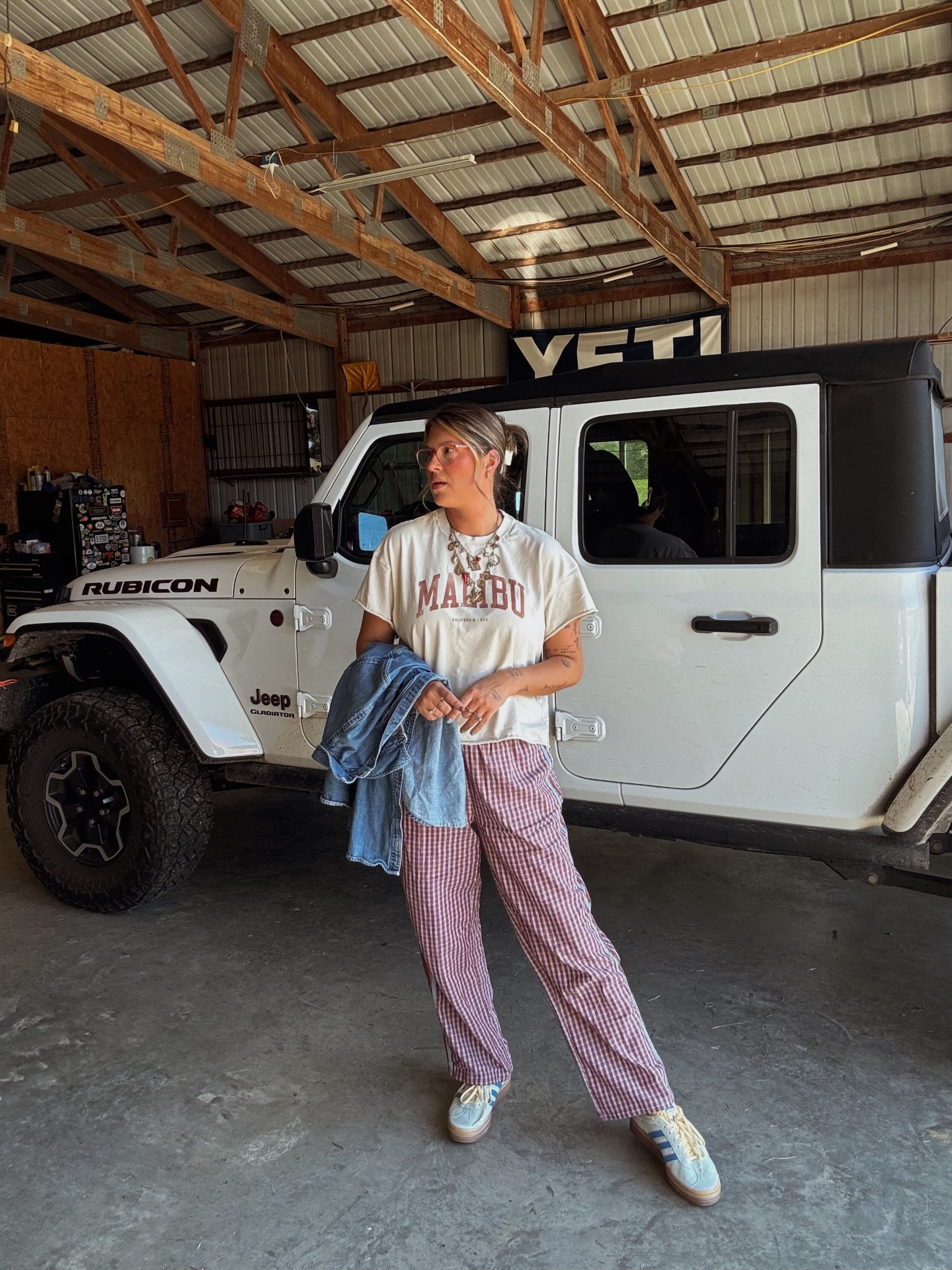 What I wore today as a 35 yr old , 6’1”, SAHM 

These boxer pants are so cool! I love the boxer trend personally for summer, and this is a fun way to carry it into fall! Plus they’re so comfy & I like the mid rise waist on them!
They are a techincallyyyyy a teeny bit short on me (I have a 35.5 in inseam) , but I like how they show off the sneakers!

This boyfriend fit denim shirt is a go-to for me in the fall. I’ve had this for a few years now and I just keep going back for it time after time! I sized up 1 to an XL for an even more oversized fit!!

I did also link similar shoes to these (this color is no longer available) & a similar tee (I like to cut the hem & sleeves , then pull to roll)

I am a fan of anything that feels like Jammies but can look put together. But what’s your opinion?! Are you here for the boxer pants trend? Or not so much? 






#LTKFindsUnder50 #LTKTall #LTKStyleTip