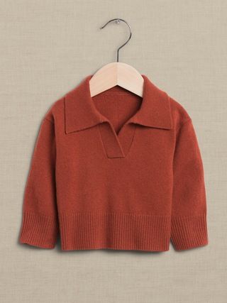 Cashmere Sweater Polo for Baby | Banana Republic (US)