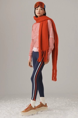 Maeve Solid Brushed Fringe Scarf | Anthropologie (US)