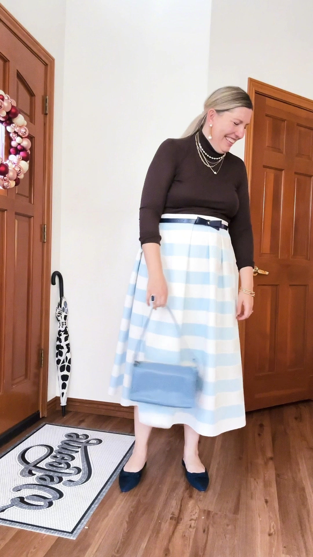 Mocktail Hour - Look 3 🍸 
A curated style series

She is always comfortable, never casual. Do you love it or hate it when people around you give you the classic “what are you so dressed up for?” I used to feel awkward as if I should have something specific to say - a particular reason to wear my clothes- but now I just wear my clothes and let people wonder… 😂 

Skirt - Sachin & Babi
Turtleneck- Polo Ralph Lauren
Shoes - Antonio Melani @Dillards
Bag - A.P.C Accessories 
Belt - Kate Spade
Necklace - Dillards
Earrings - Lele Sadoughi
Ring - Kate Spade
Bracelet- Rocksbox

#LTKTall #LTKootd #LTKSeasonal