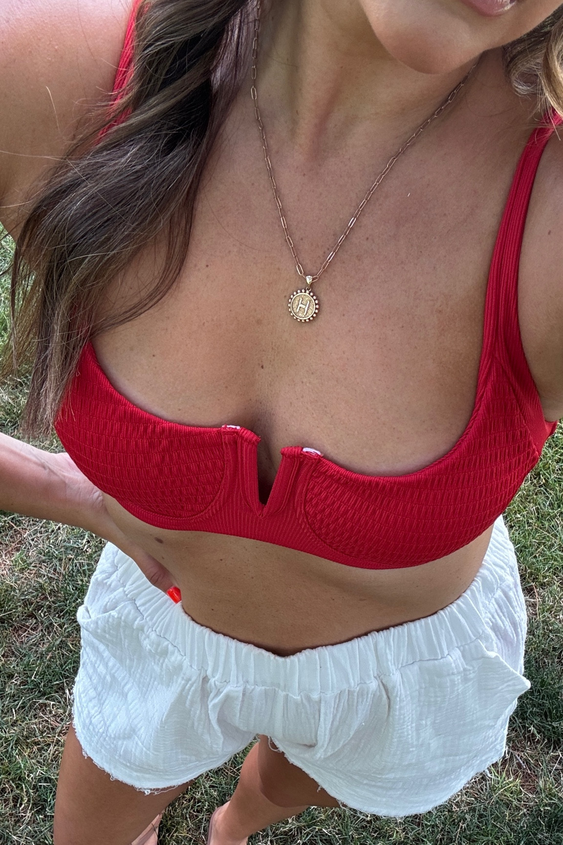 Red bikini from Amazon! 👏🏼🇺🇸

4th of July outfit. Swimwear. Vacation outfit. 

#LTKSummerSales #LTKSeasonal #LTKFindsUnder50