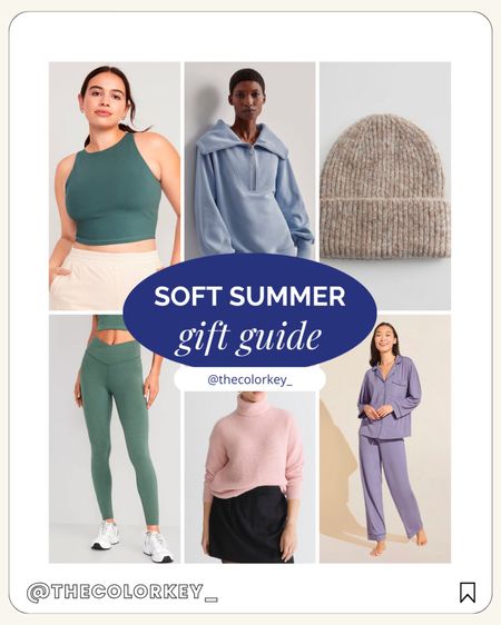 Shop your season - or ask for these soft summer pieces to show up under the tree! 🎄🎅🏼🎁

@thecolorkey_ 
color analysis
#thecolorkey

#LTKGiftGuide #LTKSeasonal #LTKHoliday