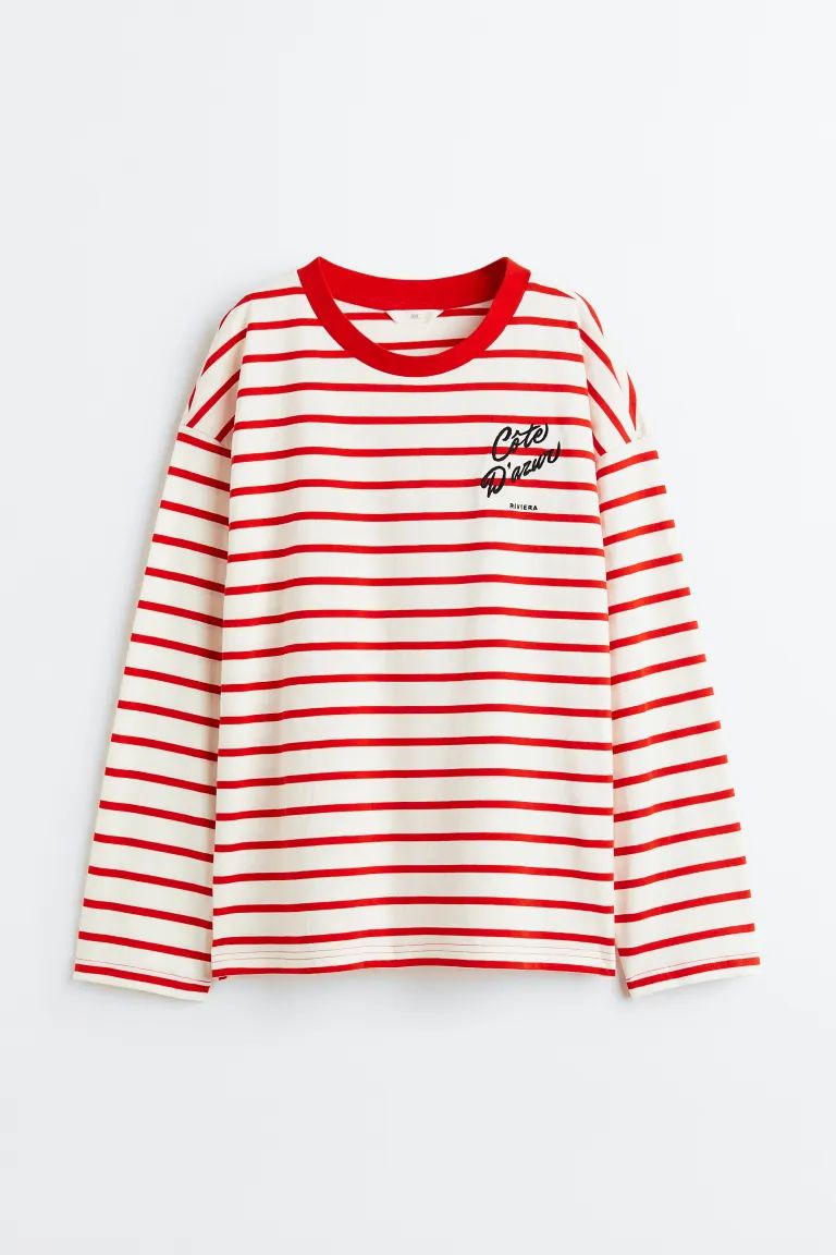 Oversized Jersey Top | H&M (US)