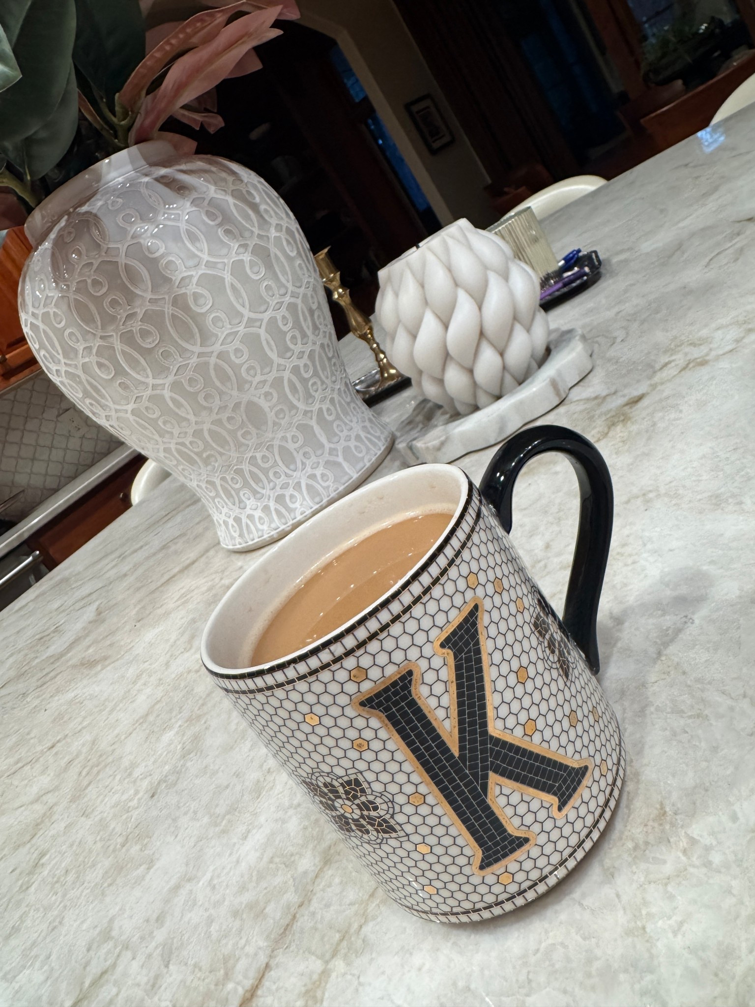 Good morning!
Coffee always tastes better in a pretty coffee mug. 
kimbentley, personalized coffee mug,

#LTKHome #LTKGiftGuide #LTKFindsUnder50