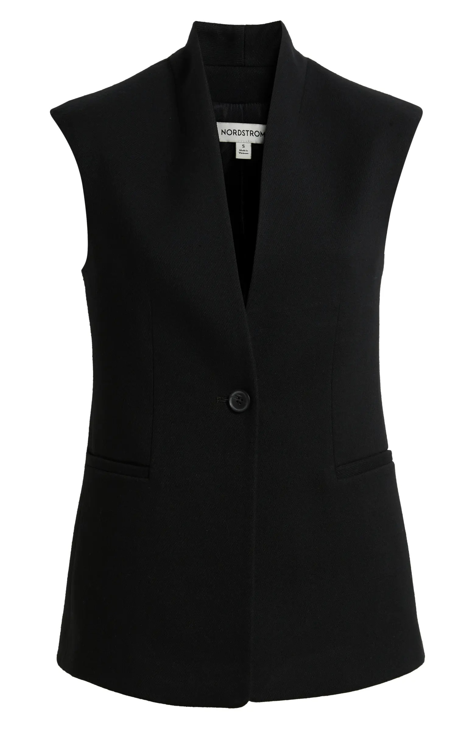 Nordstrom One-Button Vest | Nordstrom | Nordstrom