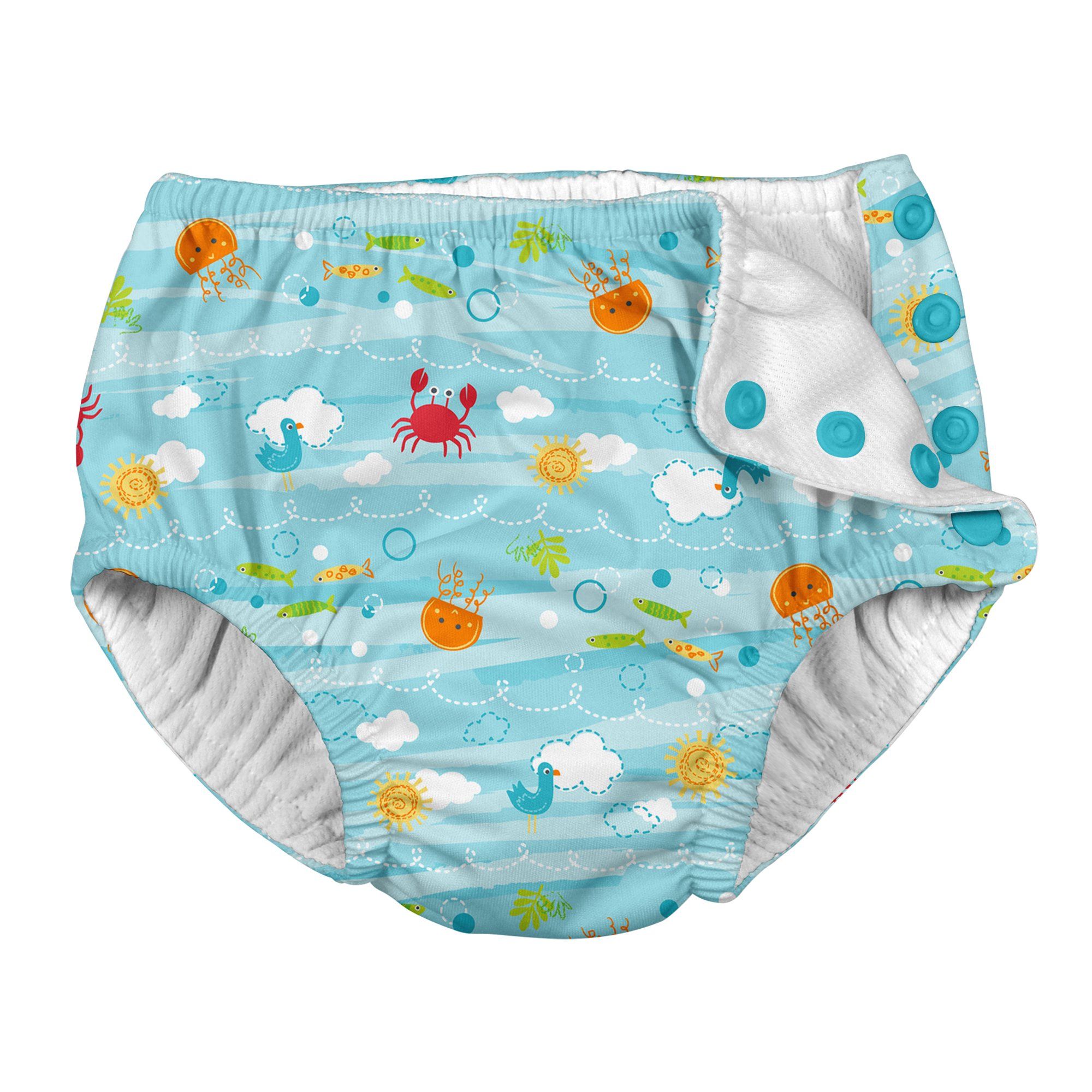 i play. Baby and Toddler Boys Snap Reusable Absorbent Swim Diaper | Walmart (US)