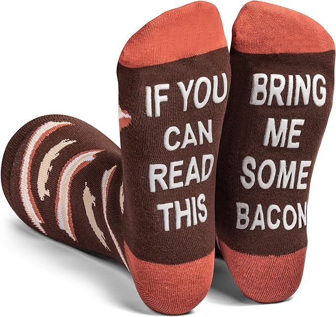 Lavley - If You Can Read This Bring Me Novelty Socks - Funny Dress Socks For Men and Women | Amazon (US)