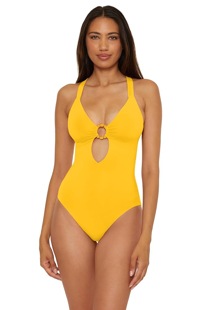 BECCA Women's Marble Canyon One Piece Swimsuit, Adjustable, Bathing Suits | Amazon (US)