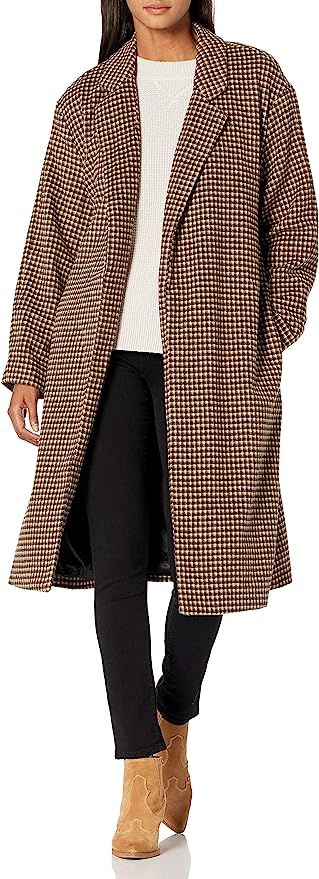 ASTR the label womens Roxanne Collared Long Sleeve Duster Coat | Amazon (US)