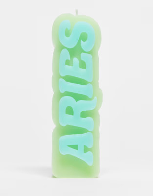 Skinnydip vertical star sign candle in Aries | ASOS (Global)
