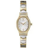 Timex Women's T26301 Kendall Circle Two-Tone Stainless Steel Expansion Band Watch | Amazon (US)