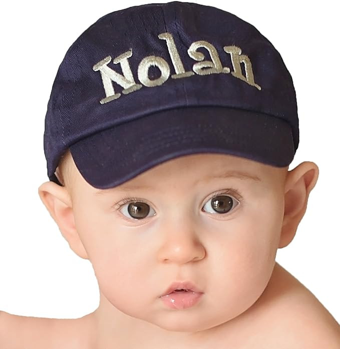 Melondipity Personalized Baseball Cap Hat for Boys, Infants, Toddlers - Customized Sun Hats for K... | Amazon (US)