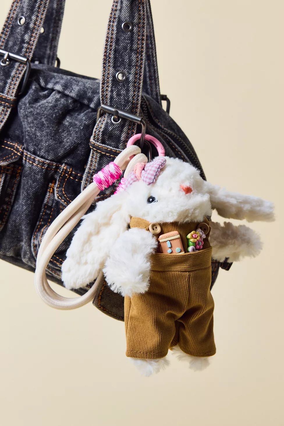 Bunny Plushie Keychain | Urban Outfitters (US and RoW)