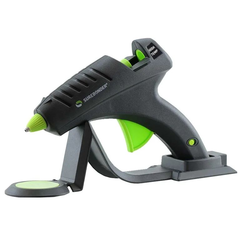 Surebonder High Temperature Corded/Cordless Black/Green Full Size 60 Watt Hot Melt Glue Gun | Walmart (US)