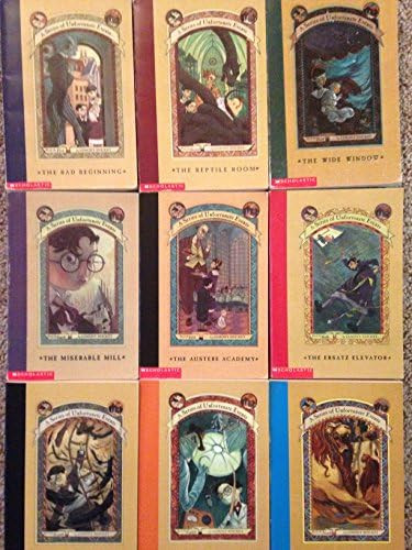 Series of Unfortunate Events Set books #1-9 (The Bad Beginning, The Reptile Room, The Wide Window... | Amazon (US)