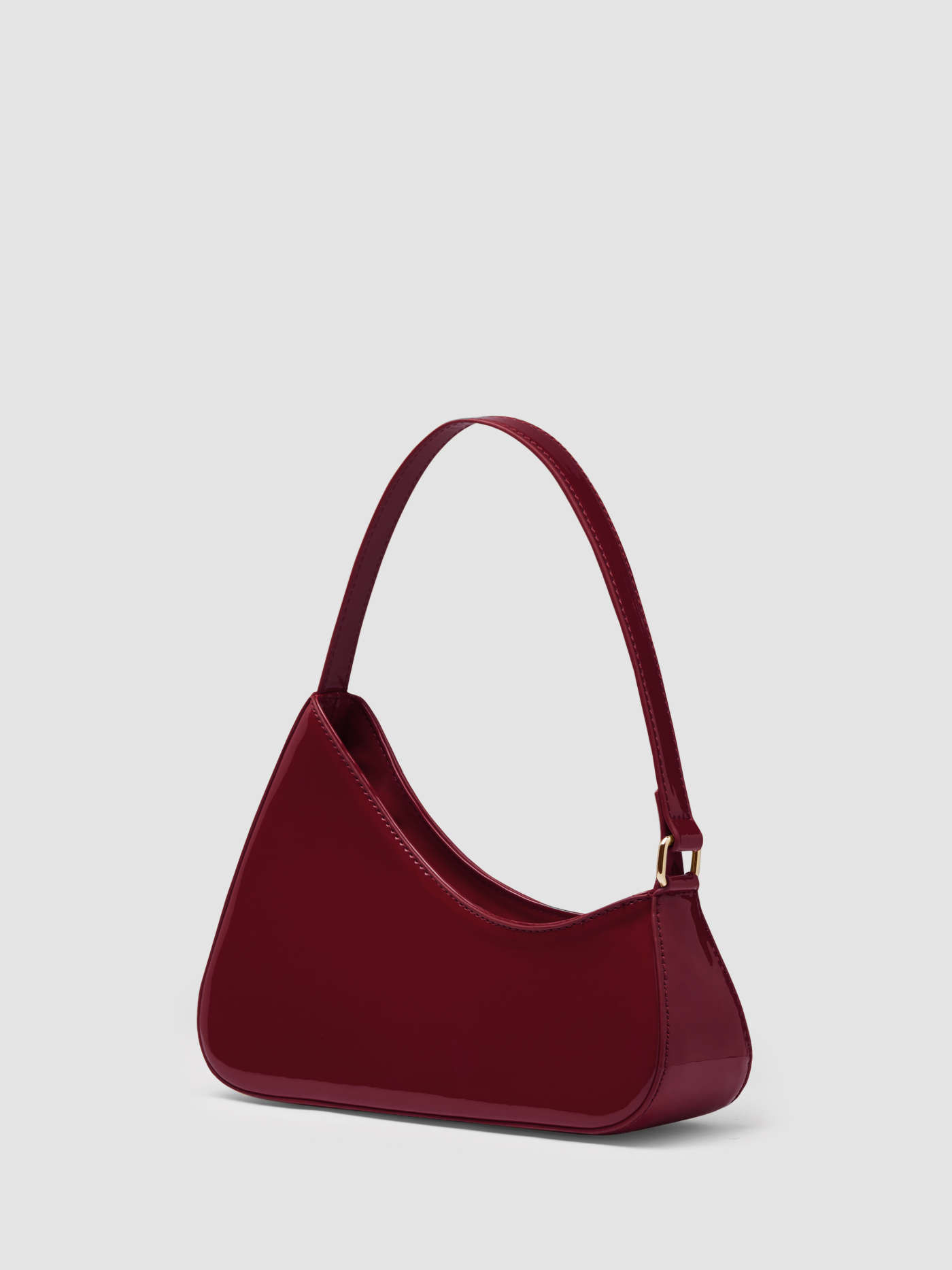 FAUX PATENT LEATHER SHOULDER BAG | Cider