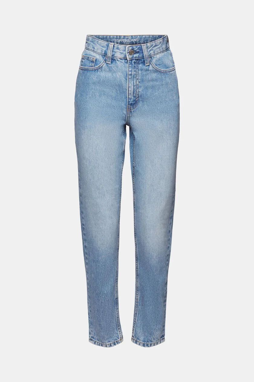 Retro-Jeans mit gerader Passform und hohem Bund | Esprit DE