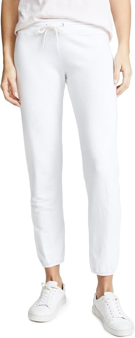 Monrow Women's Supersoft Vintage Sweatpants, Casual Straight Leg Cut, Adjustable Drawstring & Ban... | Amazon (US)