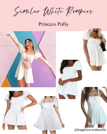 The white romper I wore in Disney is from Princess Polly but sold out. Linked similar white rompers from here if you need some ideas!🤍

#LTKFind #LTKunder100 #LTKfit