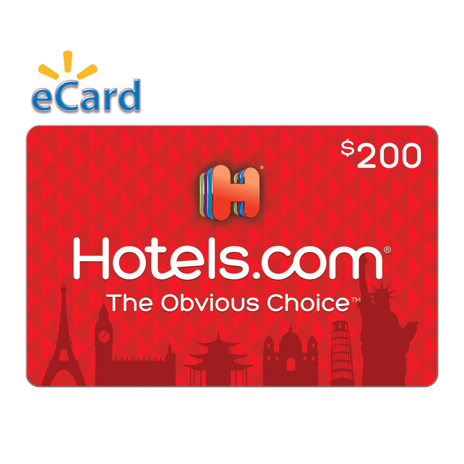 Hotels.com $200 eGift Card | Walmart (US)