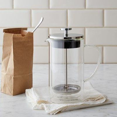 Williams Sonoma Double-Wall Glass French Press | Williams-Sonoma