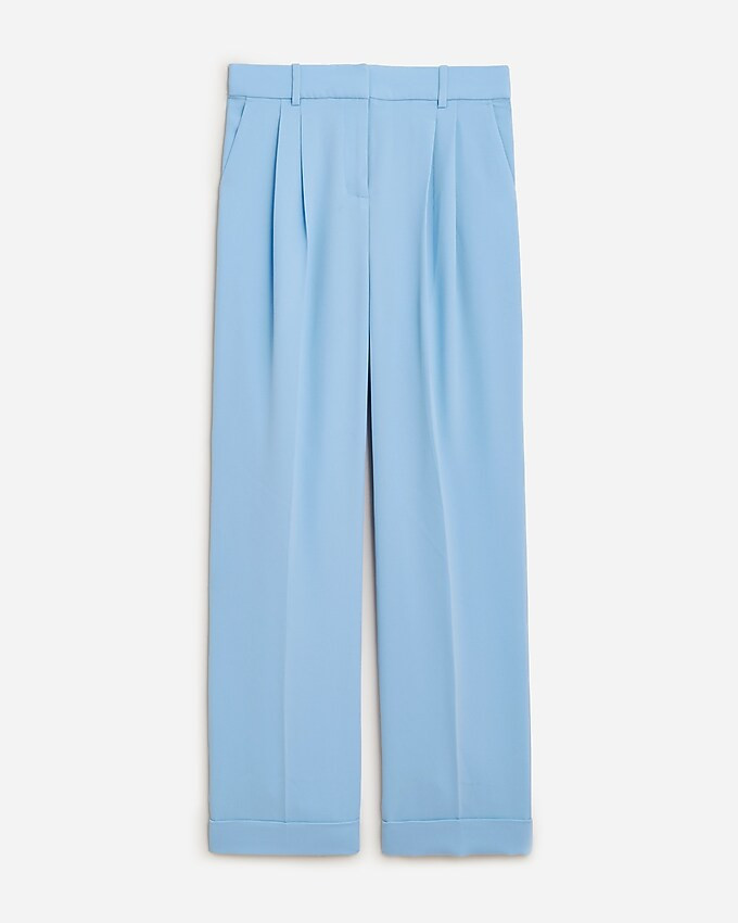 Wide-leg essential pant in city crepe | J. Crew US