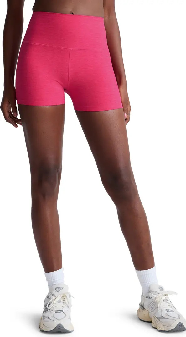 Beyond Yoga Keep Pace Space Dye Bike Shorts | Nordstrom | Nordstrom