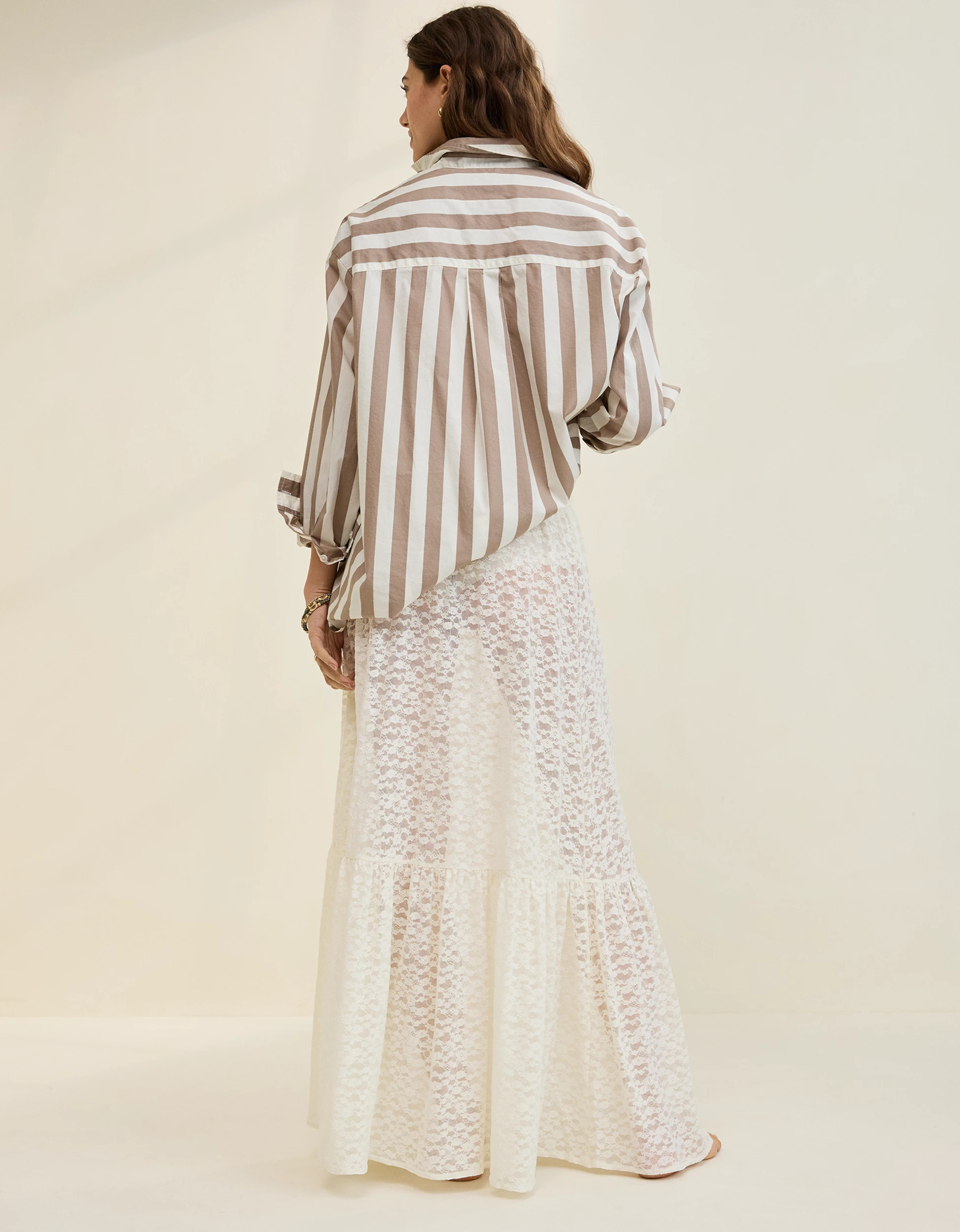 Aerie Tiered Lace Maxi Skirt | Aerie