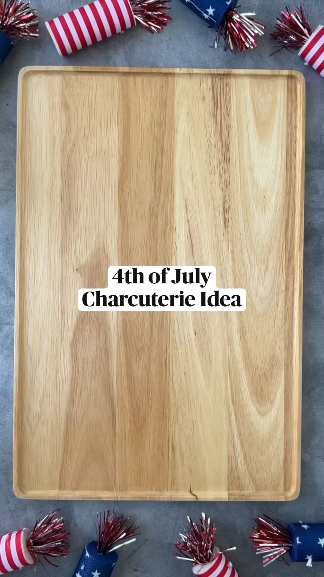 Note- If I were to do it again, I would make the 1st raspberry line with both strawberries and raspberries (like the last line). It looks a little thin compared to the rest.

But otherwise, it’s a pretty easy concept. Just alternate red and white rows and then put your blackberries or blueberries into a square plate and top with cheese stars.

INGREDIENTS

@columbusmeats Italian Dry Salame, sliced
monterey jack, sliced and also cut into stars
strawberries
raspberries
blackberries
@la_panzanella crackers

#LTKSeasonal #LTKHome #LTKParties