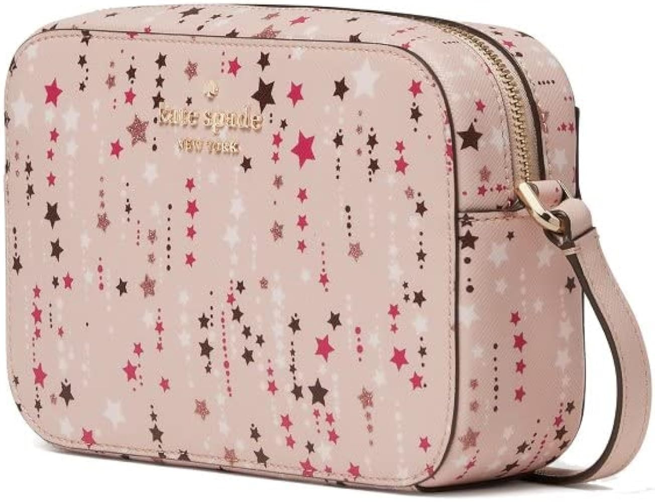 Kate Spade New York Staci Mini Camera Bag (Multi Pink Stars) | Amazon (US)