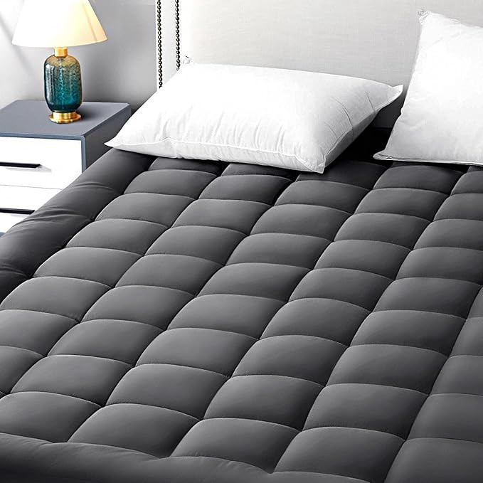 EASELAND Queen Size Mattress Pad Pillow Top Mattress Cover Quilted Fitted Mattress Protector Cotton  | Amazon (US)