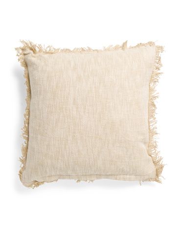 20x20 Slub Cotton Pillow | TJ Maxx
