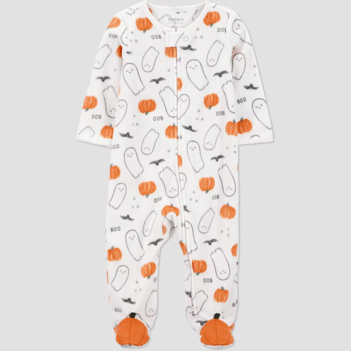 Carter's Just One You® Baby Halloween Pumpkins/Ghosts Sleep N' Play - White | Target