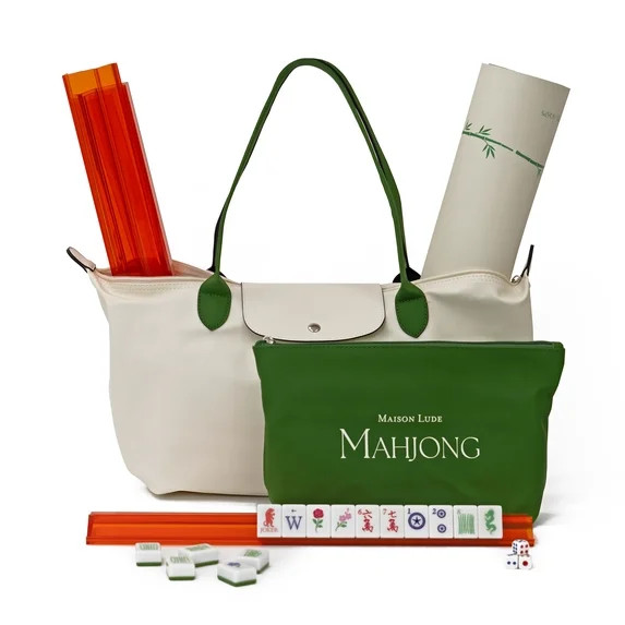 Maison Lude Limited Edition 160-Piece Mahjong Set with Wildlife Design | Walmart (US)