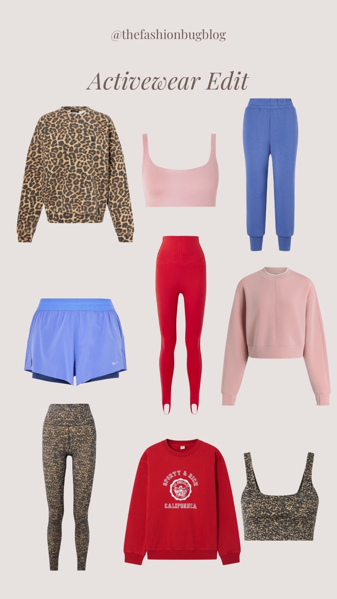 Activewear edit 