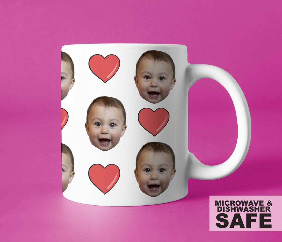 Photo Custom Mug | Custom Photo Mug | Personalized Coffee Mug | Gift for Dad | Gift for Grandma |... | Etsy (US)