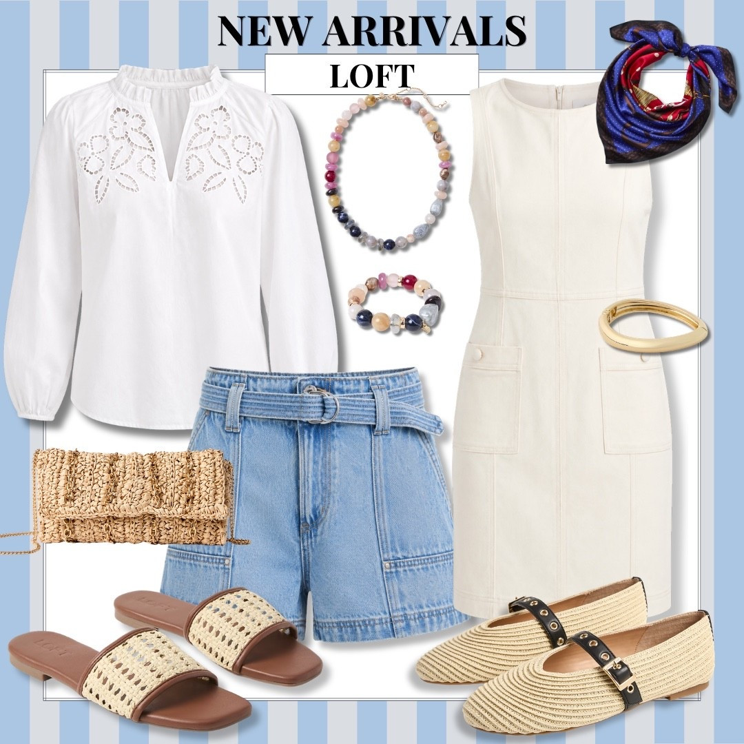 The newest LOFT arrivals are full of pieces you’ll wear now and keep styling into fall. Think crisp white tops, polished dresses, updated denim, and accessories that make everyday outfits feel a little more elevated without trying too hard.

LOFT new arrivals, LOFT fall collection, women’s workwear, business casual outfits, white dress, embroidered blouse, denim shorts, fall accessories, everyday style, capsule wardrobe, AudrieDollins

#LTKootd #LTKSeasonal #LTKOver40