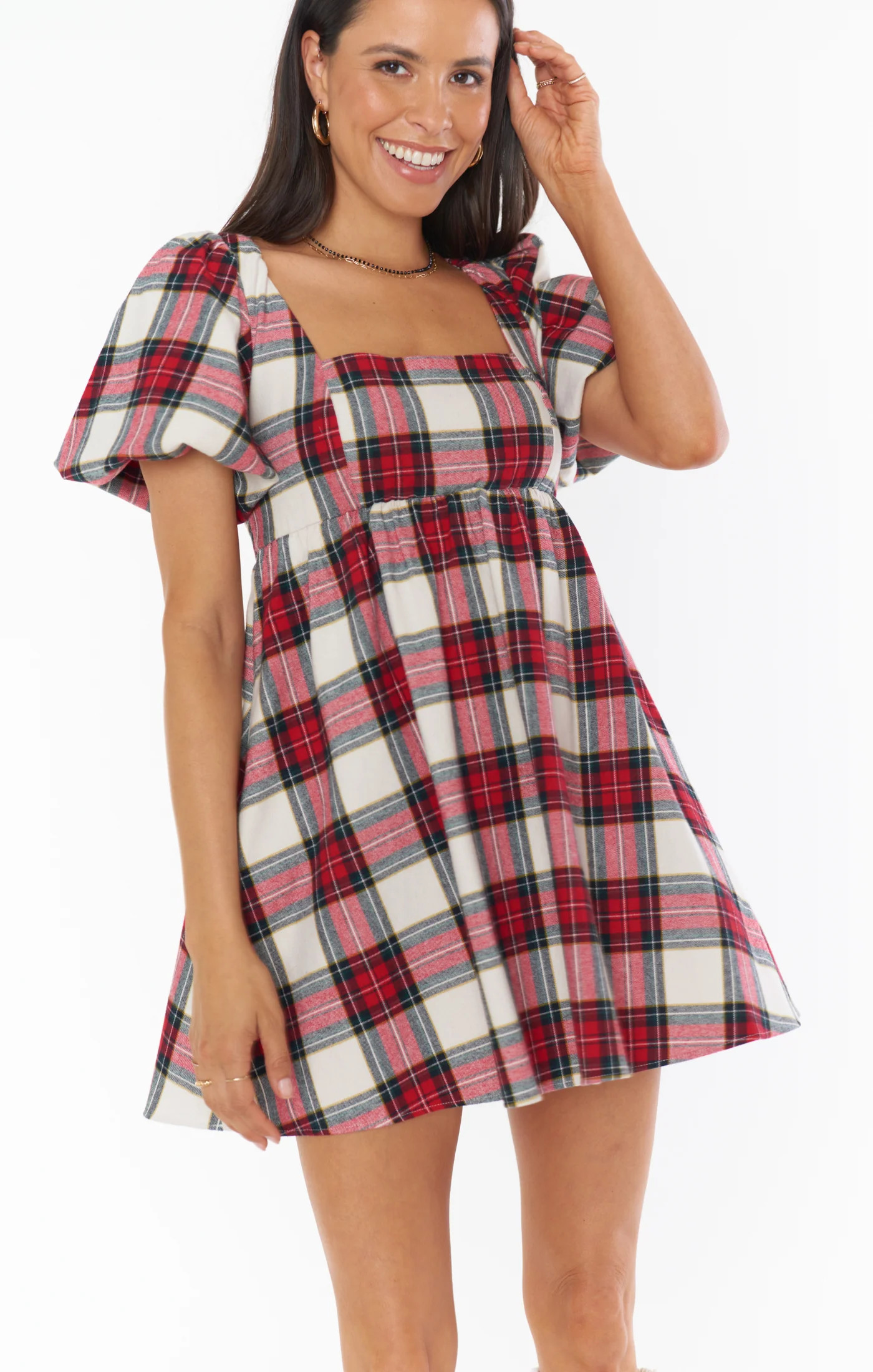 Smitten Babydoll Dress ~ Winter Plaid | Show Me Your Mumu