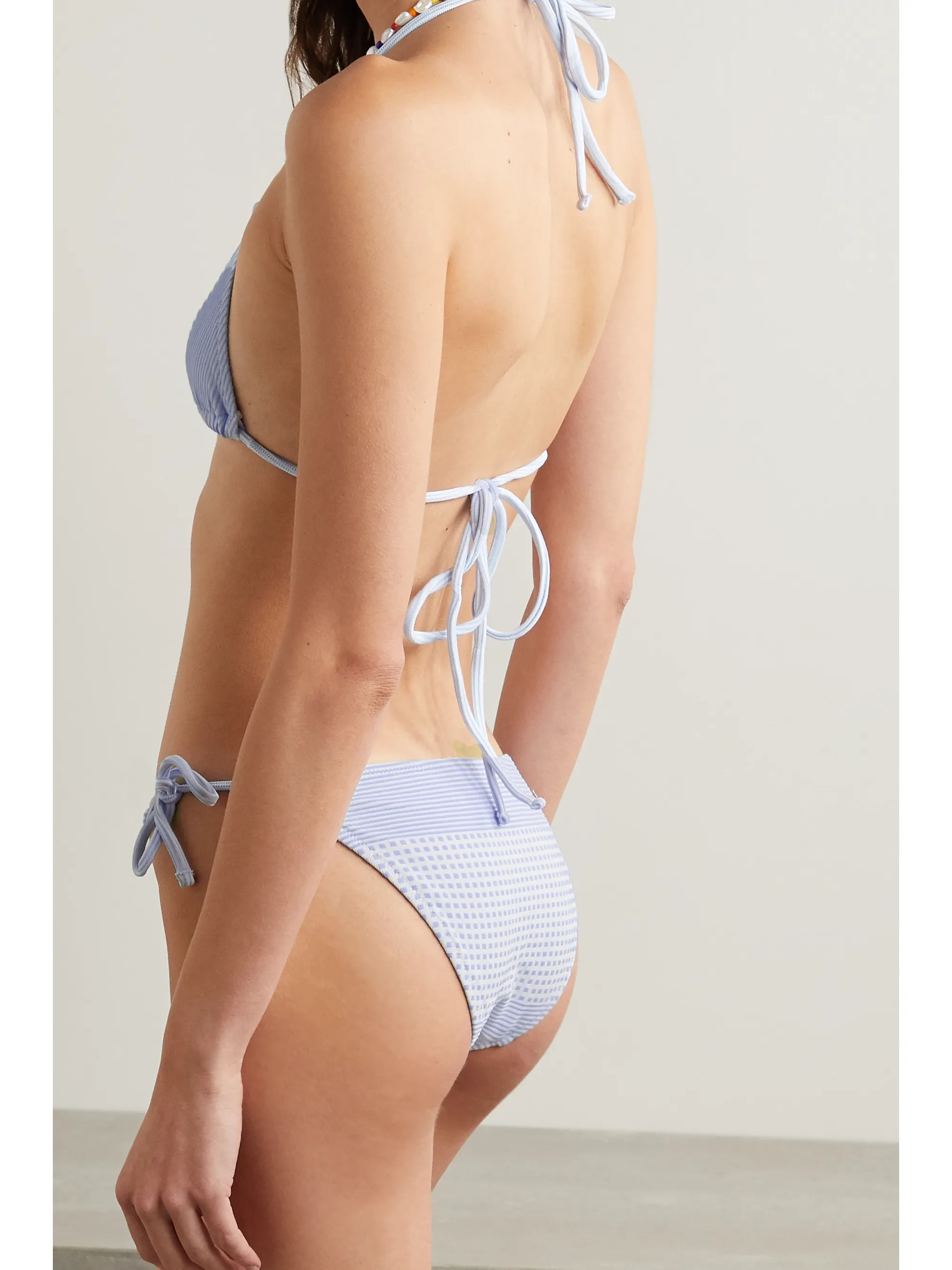 Semira stretch-jacquard bikini | NET-A-PORTER (UK & EU)