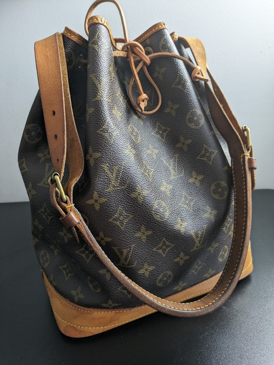 Louis Vuitton Noe GM Shoulder Bag Brown Canvas | eBay US