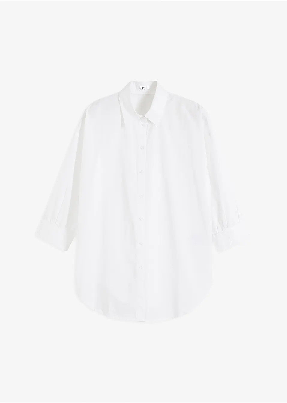 Chemisier oversize en coton, manches 3/​4 | Bonprix FR