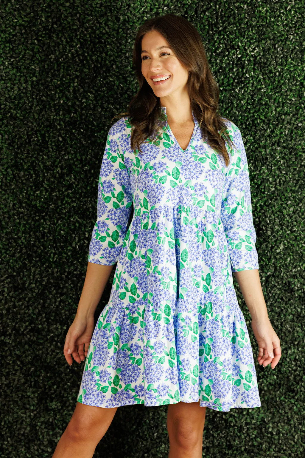 The Fiona Dress in Hydrangea Bloom | Duffield Lane
