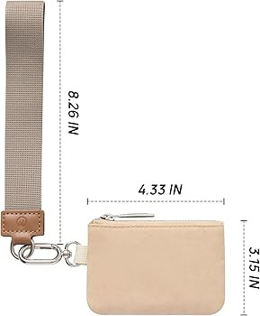 Mum's Memory Mini Zip Around Wristlet Wallet for Women Dual Pouch Wristlet Portable keychain wall... | Amazon (US)