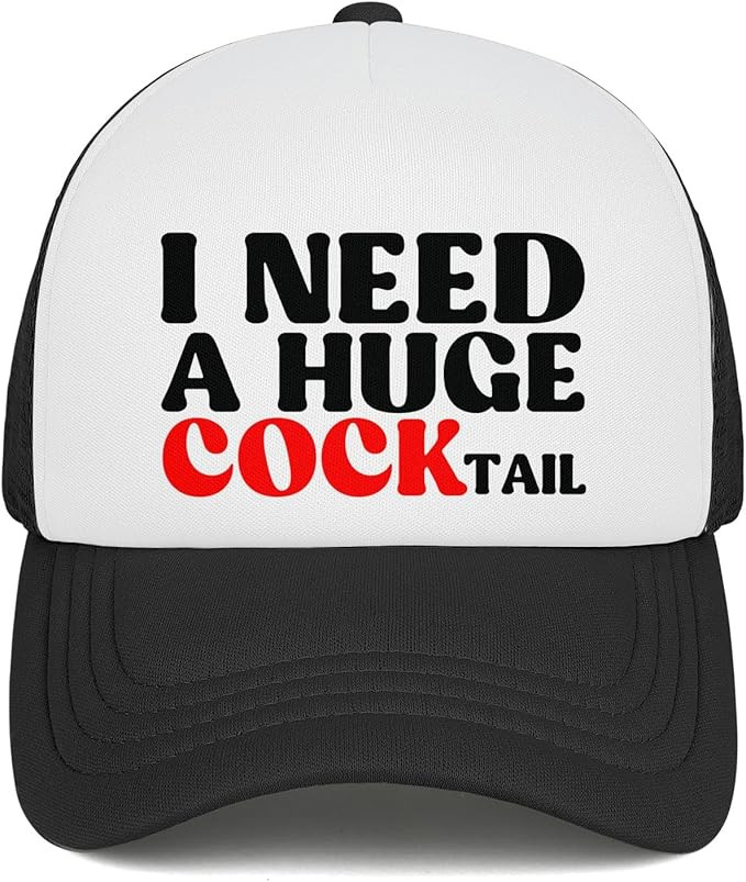 Funny Trucker Hat Gag Gifts Snapback Hat Drinking Joke Baseball Cap for Men Women | Amazon (US)