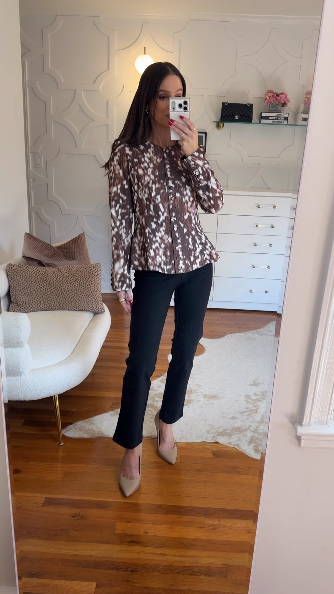 Obsessed with this set! The peplum jacket runs true to size. Size down one in the skirt. The pants run true to size. Pumps also true to size. And linked to my other picks that are incredible for the price points — especially during the friends and family sale. This collab with AQUA + Nicky Hilton knocked it out of the park at Bloomingdale’s!

@bloomingdales #bloomingdales #ad

#LTKSeasonal #LTKOver40 #LTKSaleAlert