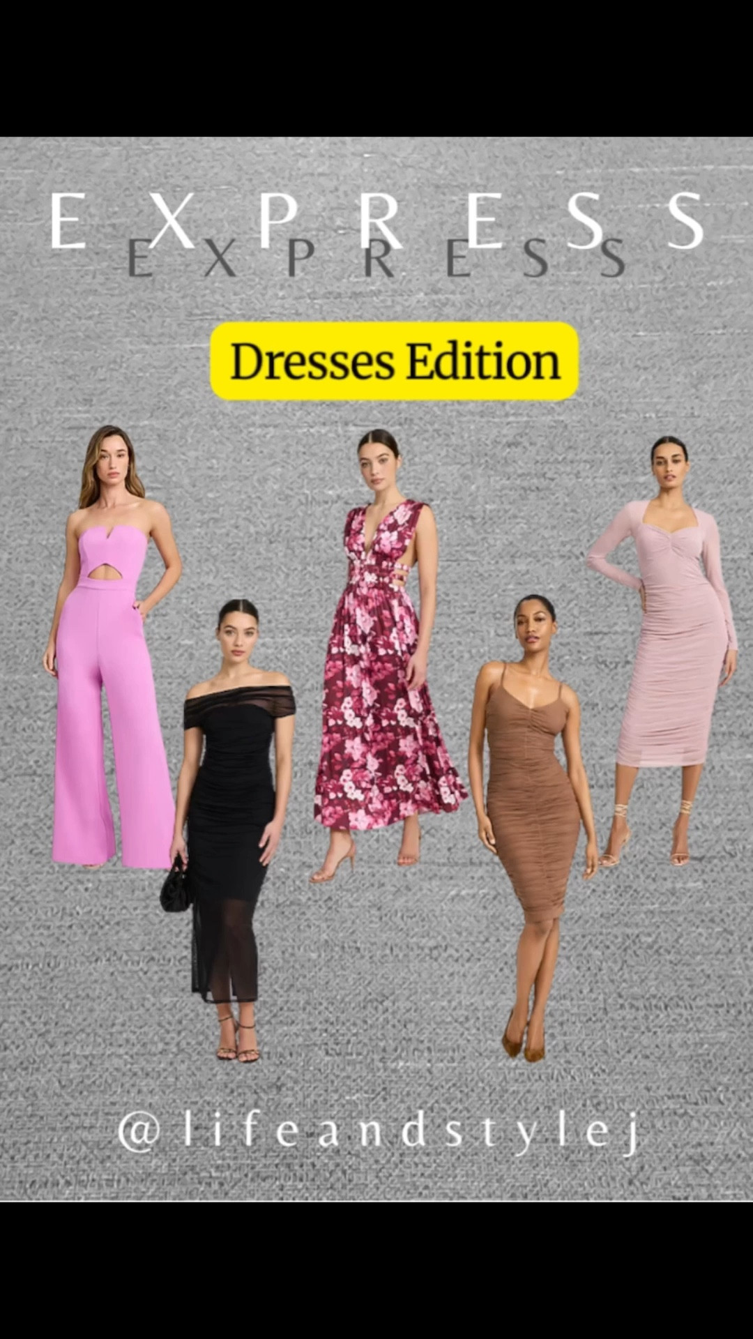 Express dresses designed to flatter every stage of life, from sleek silhouettes to feminine florals. Confident, modern style made for midlife women and timeless, ageless fashion.
#midlifefashion #agelessstyle #expressstyle #dressesforher #modernwomenswear #styleover40 #timelessfashion #dressinspiration #elevatedstyle #lifeandstylej 

#LTKOver40 #LTKU #LTKSeasonal